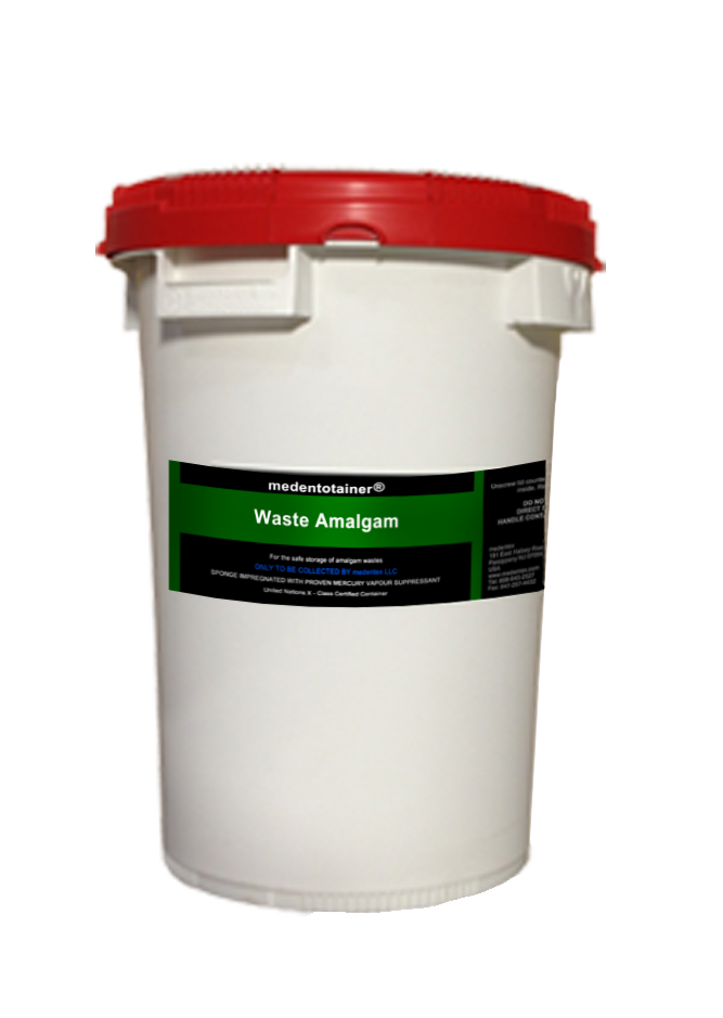 Medentotainer Waste Amalgam XL- 6.5 gal - Click Image to Close